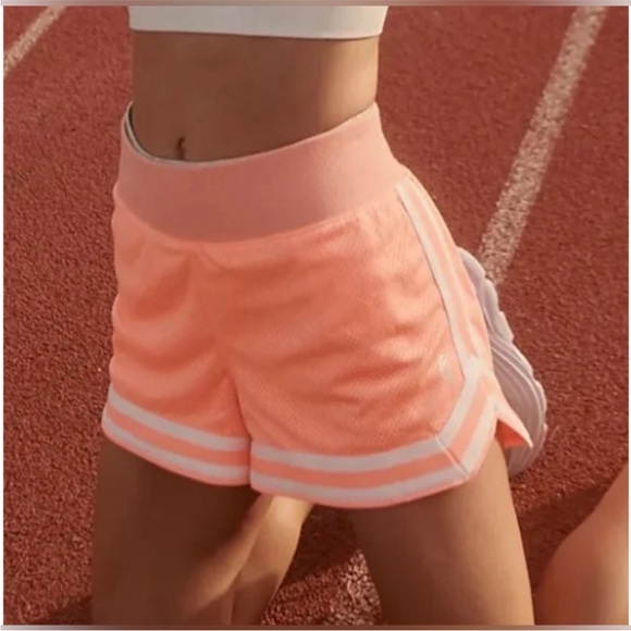 NEW Free People FP Movement Don't Mesh With Me Shorts - Papaya Punch - Picture 4 of 10